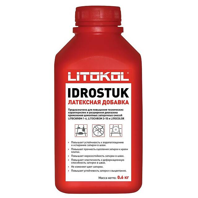 Латексная добавка, IDROSTUK-м, 0,6 кг