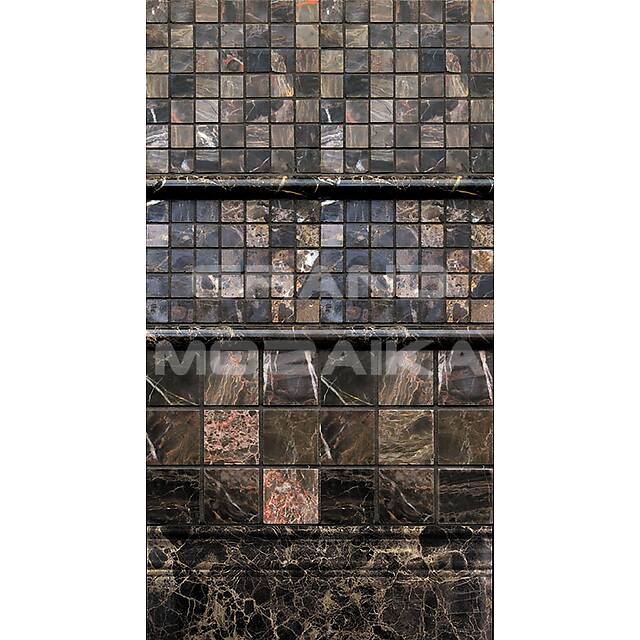 Мозаика из мрамора Emperador Dark, серия Adriatica