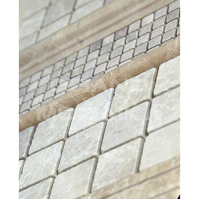 Мозаика из мрамора Emperador Light, серия Adriatica