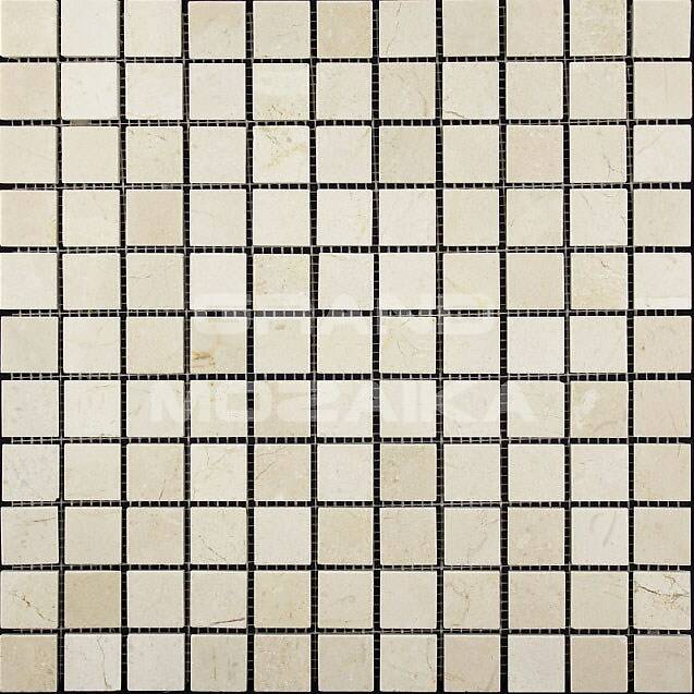 Мозаика из мрамора Crema Marfil, серия Adriatica