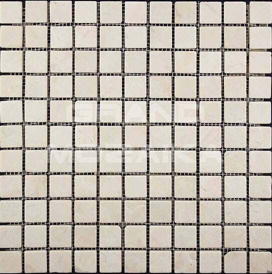 Мозаика из мрамора Crema Marfil Extra, серия Adriatica