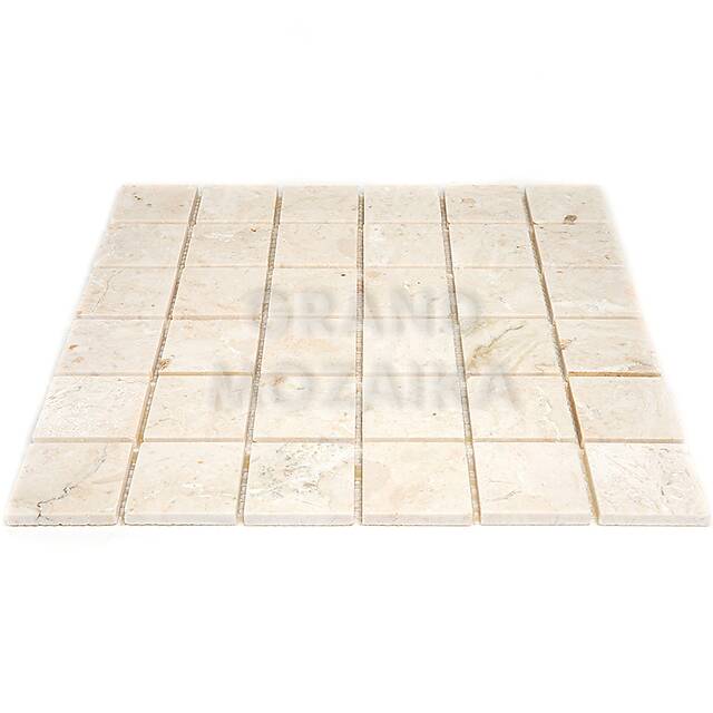 Мозаика из мрамора Crema Marfil Extra, серия Adriatica