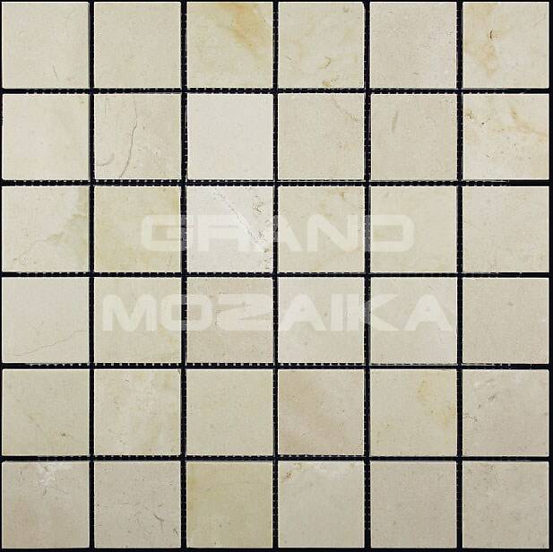 Мозаика из мрамора Crema Marfil, серия Adriatica