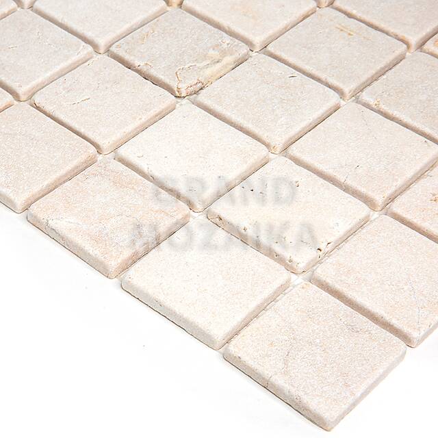 Мозаика из мрамора Crema Marfil, серия Adriatica