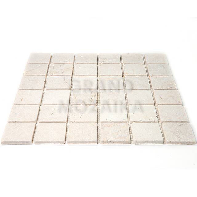 Мозаика из мрамора Crema Marfil, серия Adriatica