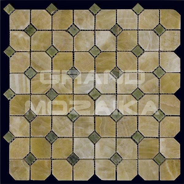 Мозаика из оникса и мрамора, серия Octagon