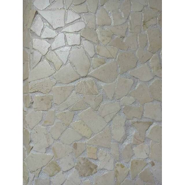 Мозаика из мрамора Crema Marfil Extra, серия Palladium