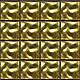 Золотая мозаика GN02G-10 (обрезная), серия Real gold