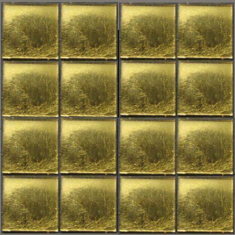 Золотая мозаика GN01G-10 (обрезная), серия Real gold