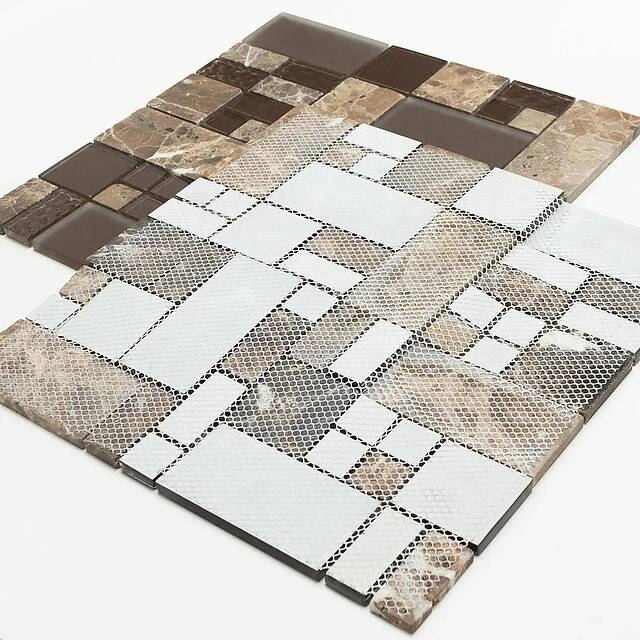 Мозаика из стекла и камня серия Exclusive