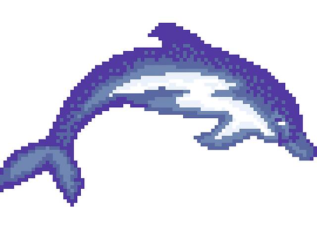 Мозаичное панно Дельфин A