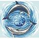 Мозаичное панно Дельфины с шаром