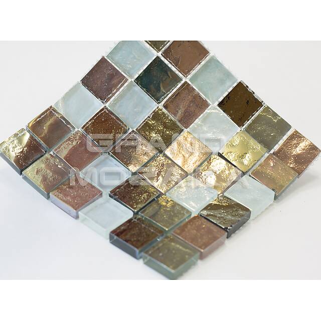 Стеклянная мозаика серия Metal-Glass