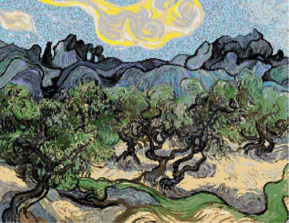 Мозаичное панно Ван Гог