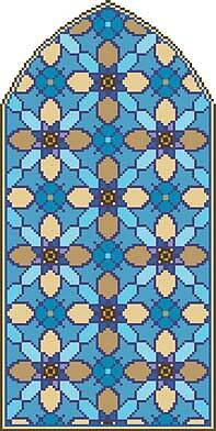 Мозаичное панно Ниша 3 (базовые цвета