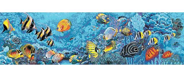Мозаичное панно Подводный мир 3