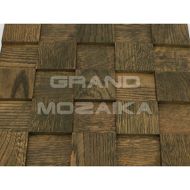 3D мозаика из дерева (дуб), колеровка пихта
