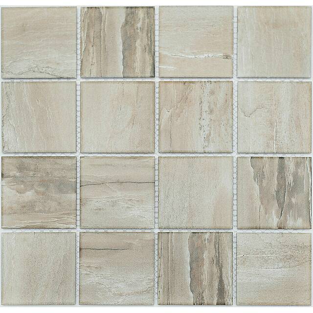 Керамическая мозаика под камень, серия Porcelain