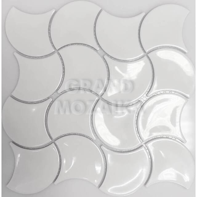 Керамическая волнообразная мозаика, серия Rustic
