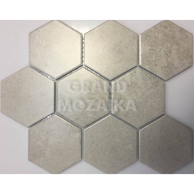Керамическая шестиугольная мозаика под камень, серия Porcelain