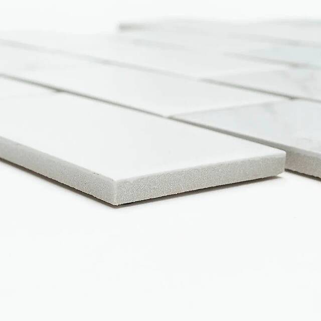 Керамическая мозаика под мрамор Карарра, серия Porcelain