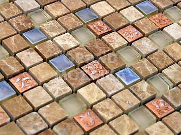 Мозаика из стекла и камня, серия TonoMix