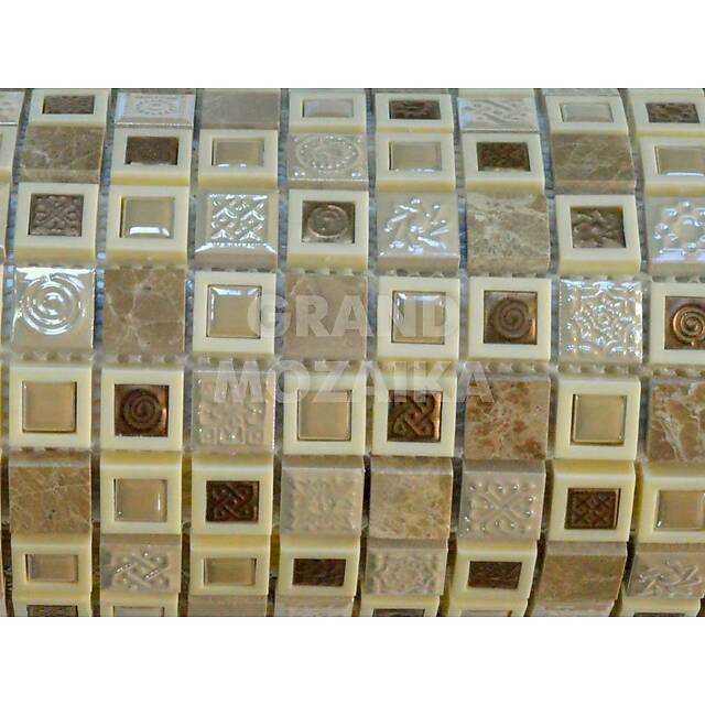 Мозаика из стекла, мрамора и керамики, серия TonoMix