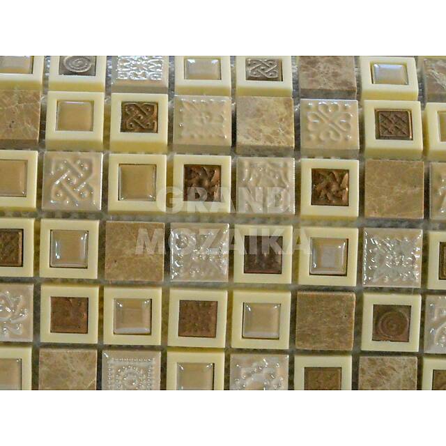 Мозаика из стекла, мрамора и керамики, серия TonoMix