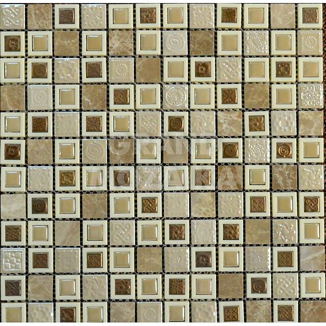 Мозаика из стекла, мрамора и керамики, серия TonoMix