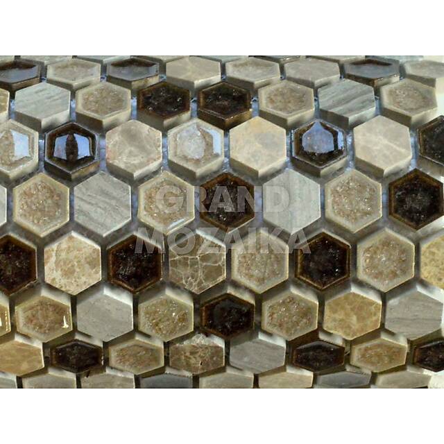 Мозаика из мрамора и керамики, серия TonoMix