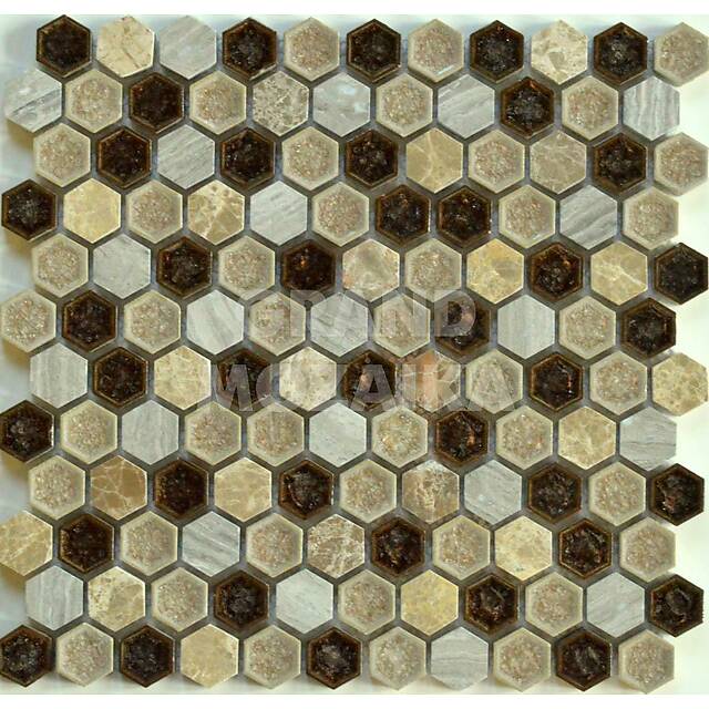 Мозаика из мрамора и керамики, серия TonoMix