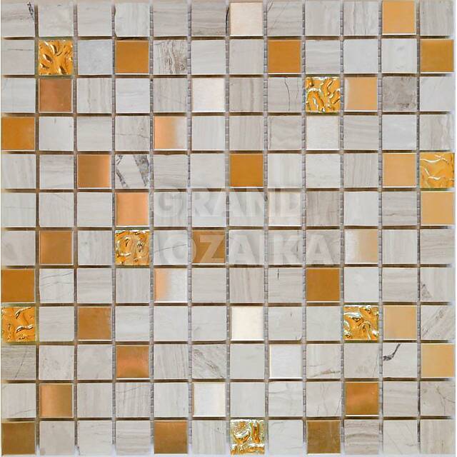 Мозаика из стекла, мрамора и металла, серия TonoMix