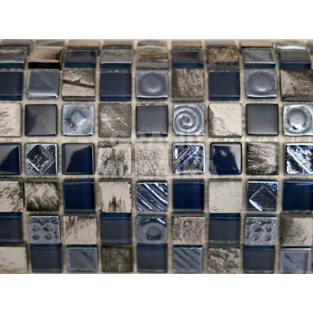 Мозаика из стекла и травертина, серия TonoMix