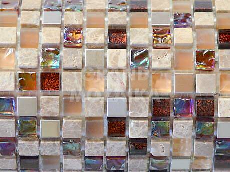 Мозаика из стекла и мрамора, серия TonoMix