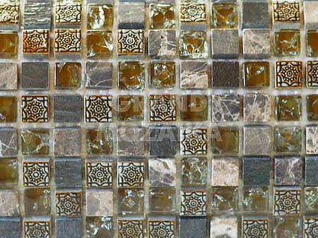 Мозаика из стекла и мрамора, серия TonoMix