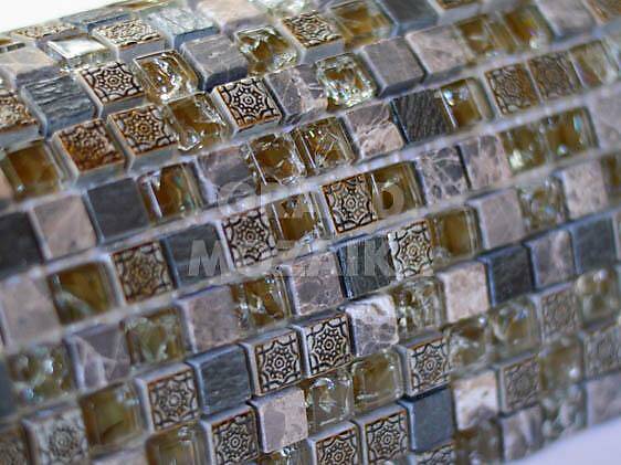 Мозаика из стекла и мрамора, серия TonoMix