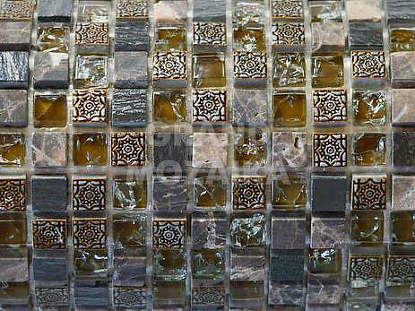 Мозаика из стекла и мрамора, серия TonoMix