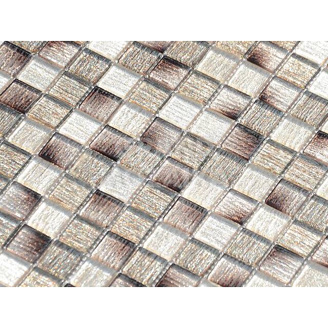 Стеклянная мозаика c натуральным шелком, серия Silk Way