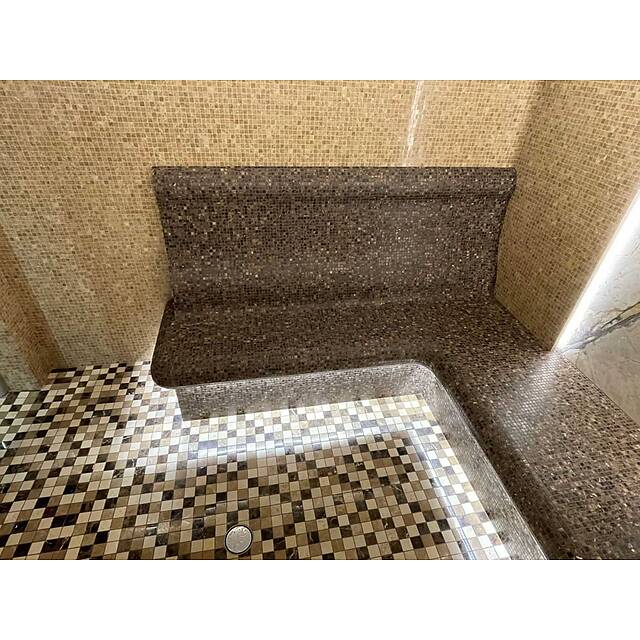 Хаммам из мраморной мозаики