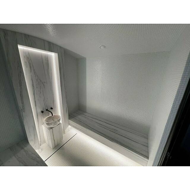 Хаммам из стеклянной мозаики