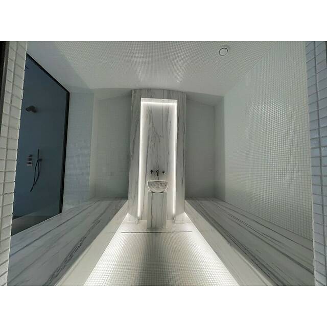 Хаммам из стеклянной мозаики