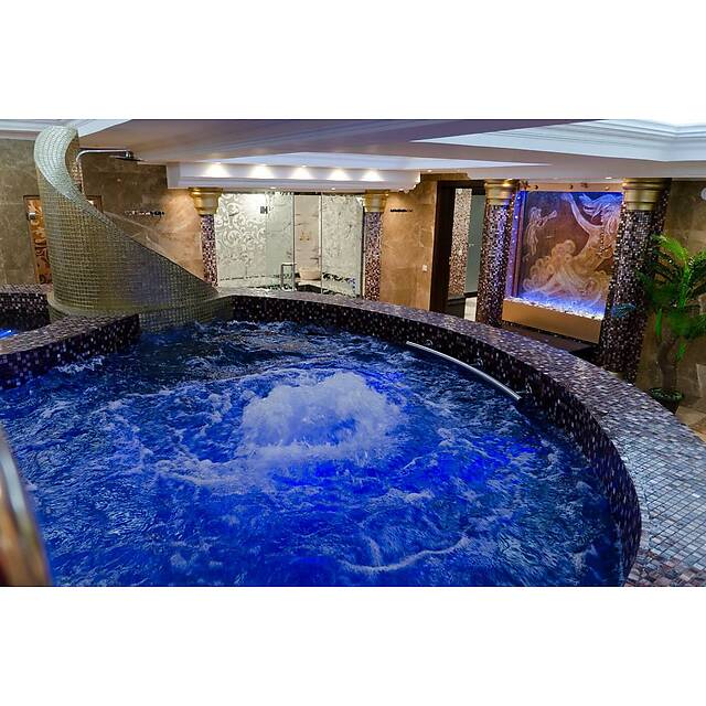 Джакузи коричневый микс