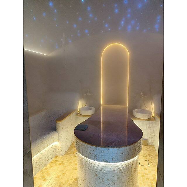 Хаммам из стеклянной мозаики