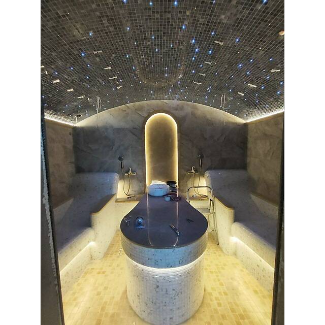 Хаммам из стеклянной мозаики