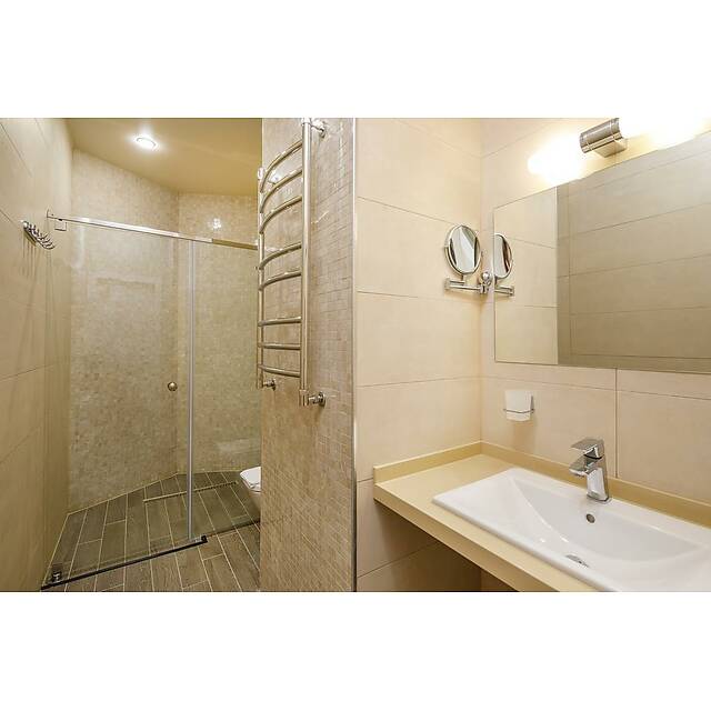 Ванная комната бежевый микс из мрамора