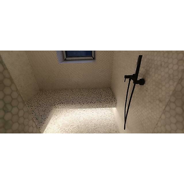 Хаммам из мраморной мозаики