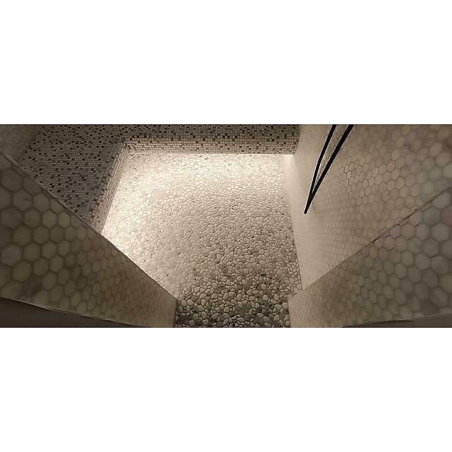 Хаммам из мраморной мозаики