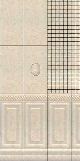 Керамическая мозаика для стен, серия Белгравия
