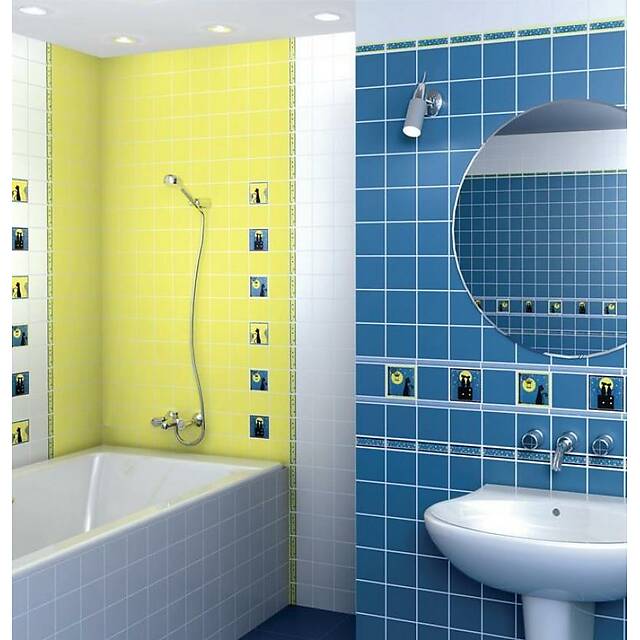 Керамическая плитка для стен, серия Конфетти (полотно 30x40 из 12 частей)