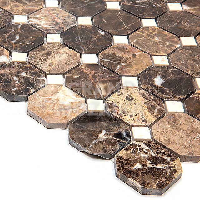 Мозаика из натурального камня, серия Octagon